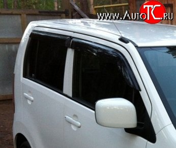 1 249 р. Комплект дефлекторов окон SkyLine Suzuki Wagon R MH23S (2008-2012)  с доставкой в г. Омск