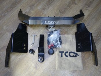 Фаркоп (тягово-сцепное устройство) TCC Toyota (Тойота) Land Cruiser Prado (Лэнд)  J150 (2009-2020) J150 дорестайлинг, 1-ый рестайлинг, 2-ой рестайлинг