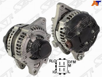 Генератор SAT (12V, 100A, 1,6 1ZRFAE/2,0 3ZRFAE) Toyota RAV4 XA30 5 дв. 1-ый рестайлинг (2008-2010)