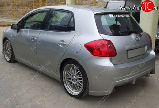 10 199 р. Задний бампер CT Toyota Auris E150 хэтчбэк 5 дв. дорестайлинг (2006-2010) (Неокрашенный)  с доставкой в г. Омск