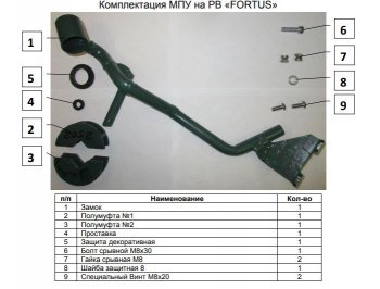 12 699 р. Замок рулевого вала FORTUS (бесштыревой)  Toyota C-HR  NGX10, ZGX10 (2019-2024) рестайлинг  с доставкой в г. Омск. Увеличить фотографию 3