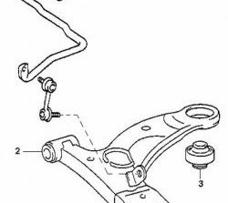 539 р. Полиуретановая втулка стабилизатора передней подвески Точка Опоры (22 мм) Toyota Caldina T210 дорестайлинг универсал (1997-1999)  с доставкой в г. Омск. Увеличить фотографию 2