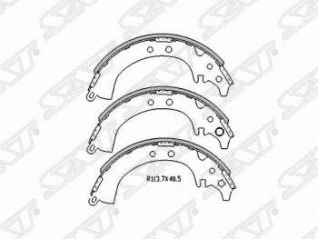 Колодки тормозные задние SAT Toyota Cami J100 дорестайлинг (1999-2000)