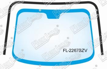 2 299 р. Молдинг лобового стекла FlexLine Toyota Camry XV30 рестайлинг (2004-2006)  с доставкой в г. Омск. Увеличить фотографию 1