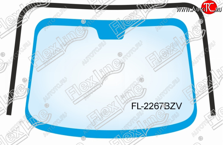 2 299 р. Молдинг лобового стекла FlexLine  Toyota Camry  XV30 (2001-2006) дорестайлинг, рестайлинг  с доставкой в г. Омск