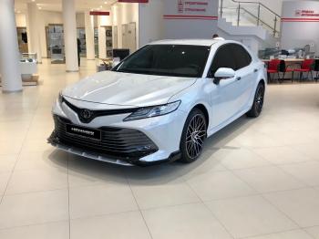 16 899 р. Накладка переднего бампера HEMMES  Toyota Camry  XV70 (2017-2021) дорестайлинг  с доставкой в г. Омск. Увеличить фотографию 3