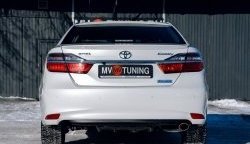 4 649 р. Козырёк на заднее стекло Tuning-Sport  Toyota Camry ( XV50,  XV55) (2011-2018) дорестайлинг, 1-ый рестайлинг, 2-ой рестайлинг (Неокрашенный)  с доставкой в г. Омск. Увеличить фотографию 4