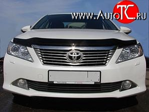 2 879 р. Дефлектор капота NovLine  Toyota Camry  XV50 (2011-2014) дорестайлинг  с доставкой в г. Омск