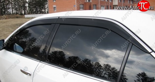 5 349 р. Комплект дефлекторов окон СТ Toyota Camry XV50 дорестайлинг (2011-2014)  с доставкой в г. Омск