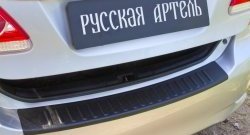 1 199 р. Защитная накладка на задний бампер RA  Toyota Corolla  E150 (2006-2010) седан дорестайлинг  с доставкой в г. Омск. Увеличить фотографию 5