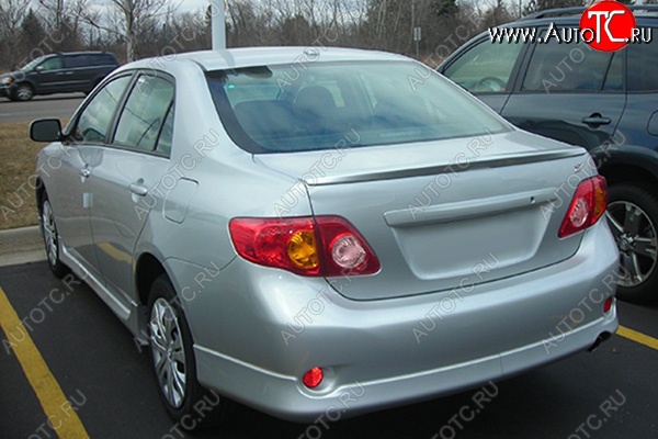 3 849 р. Лип спойлер TOP WING Toyota Corolla E150 седан дорестайлинг (2006-2010) (Неокрашенный)  с доставкой в г. Омск