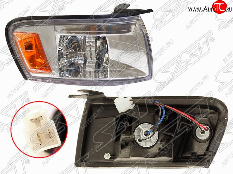 1 589 р. Передняя габарит SAT (хрусталь, правый)  Toyota Cresta  X90 (1992-1996)  с доставкой в г. Омск