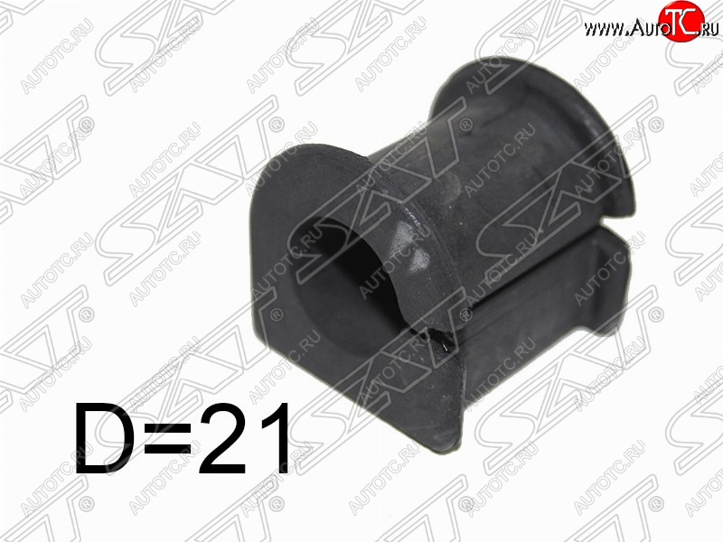 123 р. Резиновая втулка переднего стабилизатора (D=21) SAT Toyota Echo XP10 седан дорестайлинг (1999-2002)  с доставкой в г. Омск
