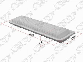 379 р. Фильтр воздушный двигателя SAT (392х108х44 mm)  Toyota Estima  AHR20,XR50 - Vellfire  с доставкой в г. Омск. Увеличить фотографию 1