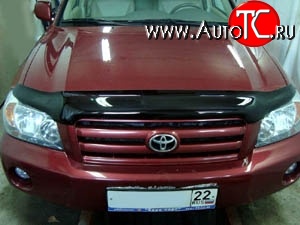 2 879 р. Дефлектор капота NovLine Toyota Highlander XU20 рестайлинг (2003-2007)  с доставкой в г. Омск