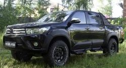 24 999 р. Расширитель арки RA (вылет 25 мм, комплект)  Toyota Hilux  AN120 (2016-2020) дорестайлинг (Поверхность шагрень)  с доставкой в г. Омск. Увеличить фотографию 5