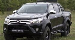 24 999 р. Расширитель арки RA (вылет 50 мм, комплект)  Toyota Hilux  AN120 (2016-2020) дорестайлинг (Поверхность шагрень)  с доставкой в г. Омск. Увеличить фотографию 4