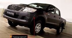 17 299 р. Накладки на колёсные арки RA (комплект)  Toyota Hilux  AN20,AN30 (2011-2016)  2-ой рестайлинг (Поверхность глянец (под окраску), Неокрашенные)  с доставкой в г. Омск. Увеличить фотографию 3