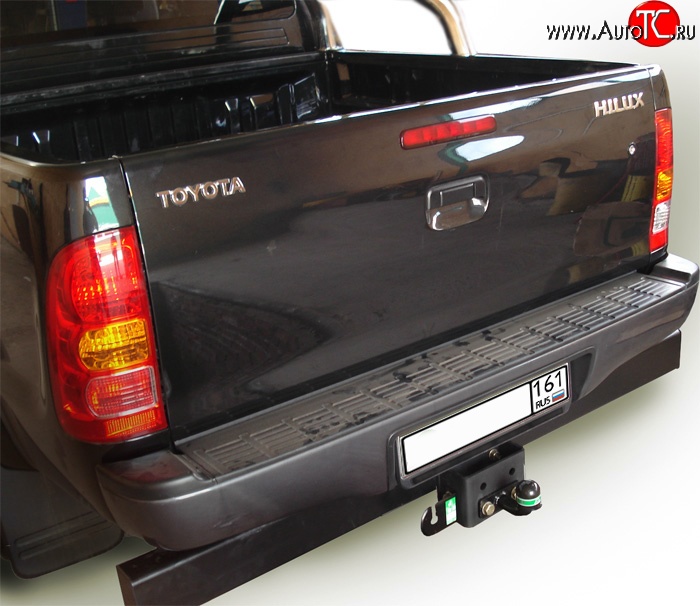 10 099 р. Фаркоп (double cab с усилителем бампера) NovLine Toyota Hilux AN10,AN20 дорестайлинг (2004-2008)  с доставкой в г. Омск