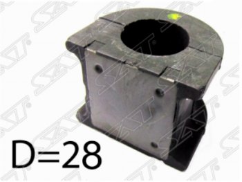 144 р. Втулка переднего стабилизатора SAT (D=28)  Toyota Ipsum  ACM20 (2001-2009) дорестайлинг, рестайлинг  с доставкой в г. Омск. Увеличить фотографию 1