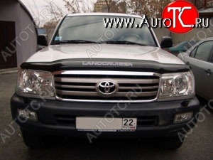 2 699 р. Дефлектор капота NovLine-Autofamily Toyota Land Cruiser 100 дорестайлинг (1998-2002)  с доставкой в г. Омск