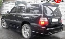 14 949 р. Пороги накладки Hunter Toyota Land Cruiser 100 2-ой рестайлинг (2005-2007) (Неокрашенные)  с доставкой в г. Омск. Увеличить фотографию 2