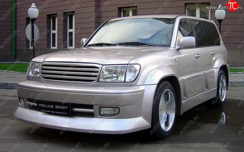 7 199 р. Решетка радиатора HUNTER Toyota Land Cruiser 100 дорестайлинг (1998-2002) (Неокрашенная)  с доставкой в г. Омск