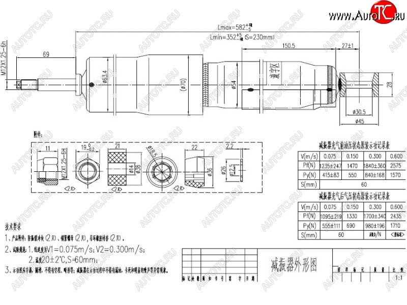 2 299 р. Амортизатор задний LH=RH SAT Toyota Land Cruiser 80 (1989-1997)  с доставкой в г. Омск