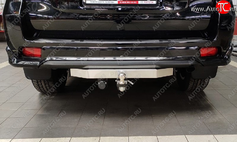 22 399 р. Фаркоп (тягово-сцепное устройство) TCC (Black Onyx)  Toyota Land Cruiser Prado  J150 (2020-2024) 3-ий рестайлинг (оцинкованный, шар Е, надпись Prado)  с доставкой в г. Омск