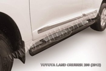 Защита порогов Slitkoff Toyota (Тойота) Land Cruiser (Лэнд)  200 (2012-2015) 200 1-ый рестайлинг