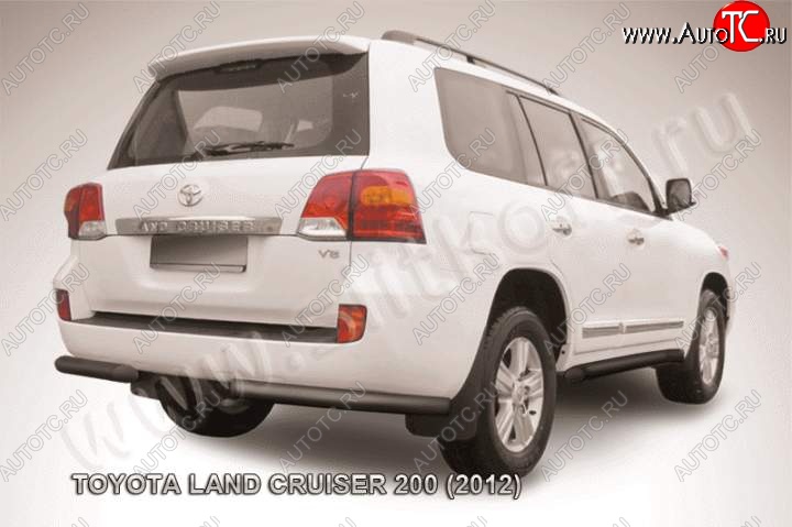 8 699 р. Уголки d76  Toyota Land Cruiser  200 (2012-2015) 1-ый рестайлинг (Цвет: серебристый)  с доставкой в г. Омск