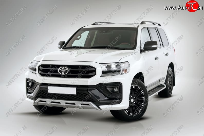 54 999 р. Бампер передний THOR  Toyota Land Cruiser  200 (2015-2021) 2-ой рестайлинг (Неокрашенный)  с доставкой в г. Омск