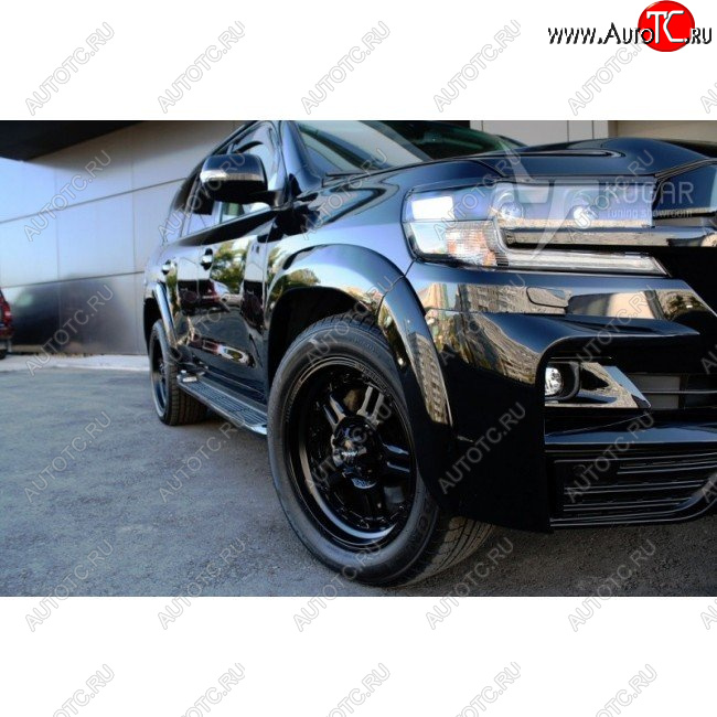 26 599 р. Накладки на колёсные арки MV-Tuning  Toyota Land Cruiser  200 (2015-2021) 2-ой рестайлинг  с доставкой в г. Омск