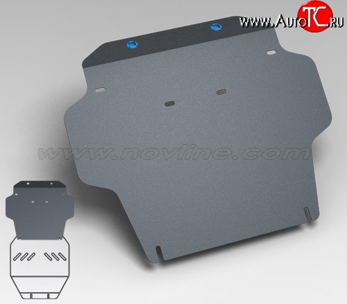 4 999 р. Защита картера двигателя Novline (2008-2009) (4.7/4.5, АКПП, 3 мм) Toyota Land Cruiser 200 дорестайлинг (2007-2012)  с доставкой в г. Омск