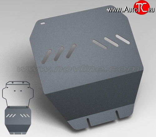 1 169 р. Защита коробки передач Novline (2008-2009) (4.7/4.5, АКПП, 3 мм) Toyota Land Cruiser 200 дорестайлинг (2007-2012)  с доставкой в г. Омск