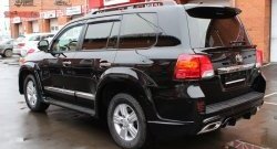 8 149 р. Накладка Wald Black Bison на заднюю дверь автомобиля Toyota Land Cruiser 200 дорестайлинг (2007-2012) (Большая накладка)  с доставкой в г. Омск. Увеличить фотографию 6