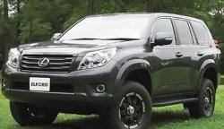 3 489 р. Решётка радиатора Elford Toyota Land Cruiser Prado J150 дорестайлинг (2009-2013) (Неокрашенная)  с доставкой в г. Омск. Увеличить фотографию 6