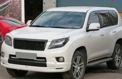 4 649 р. Решётка радиатора TRD Toyota Land Cruiser Prado J150 дорестайлинг (2009-2013) (Неокрашенная)  с доставкой в г. Омск. Увеличить фотографию 1