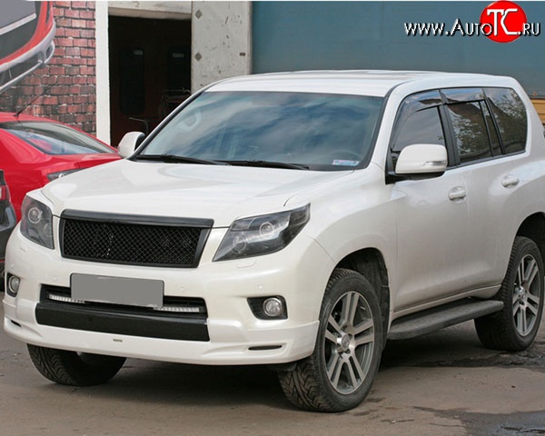 4 649 р. Решётка радиатора TRD Toyota Land Cruiser Prado J150 дорестайлинг (2009-2013) (Неокрашенная)  с доставкой в г. Омск