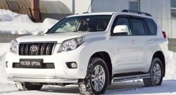 789 р. Зимняя заглушка решетки переднего бампера РА Toyota Land Cruiser Prado J150 дорестайлинг (2009-2013)  с доставкой в г. Омск. Увеличить фотографию 3