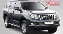 Декоративный элемент воздухозаборника Souz-96 (d10) Toyota Land Cruiser Prado J150 дорестайлинг (2009-2013)