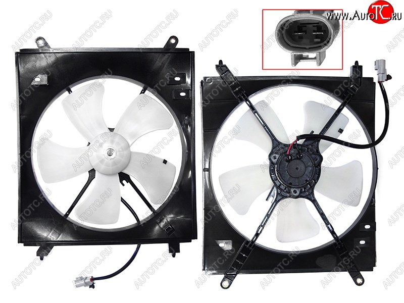 5 849 р. Вентилятор радиатора в сборе (5SFNE/5SFE) SAT Toyota Mark 2 Qualis седан (1997-2002)  с доставкой в г. Омск