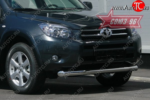 11 159 р. Защита переднего бампера одинарная Souz-96 (d76) Toyota RAV4 XA305 5 дв. дорестайлинг (2005-2009)  с доставкой в г. Омск