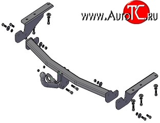 3 499 р. Фаркоп Russtal Toyota RAV4 XA305 5 дв. дорестайлинг (2005-2009)  с доставкой в г. Омск