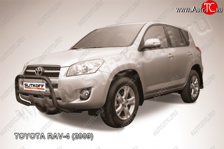 13 549 р. Кенгурятник d57 низкий  Toyota RAV4  XA30 (2008-2010) 5 дв. 1-ый рестайлинг (Цвет: серебристый)  с доставкой в г. Омск