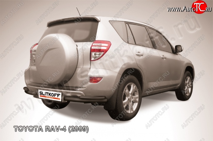 5 449 р. Уголки d57+d42 двойные  Toyota RAV4  XA30 (2008-2010) 5 дв. 1-ый рестайлинг (Цвет: серебристый)  с доставкой в г. Омск