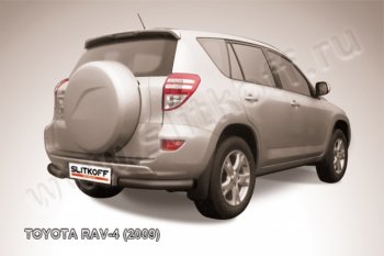 5 849 р. Уголки d76  Toyota RAV4  XA30 (2008-2010) 5 дв. 1-ый рестайлинг (Цвет: серебристый)  с доставкой в г. Омск. Увеличить фотографию 1