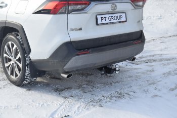 14 999 р. Фаркоп Petroil Tuning (съемный квадрат) Toyota RAV4 XA50 5 дв. дорестайлинг (2018-2025)  с доставкой в г. Омск. Увеличить фотографию 4