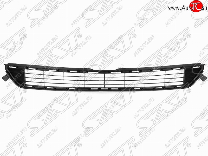 849 р. Решетка в передний бампер SAT  Toyota RAV4  XA40 (2012-2015) 5 дв. дорестайлинг (Верхняя)  с доставкой в г. Омск