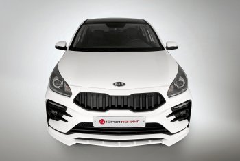 2 899 р. Сплиттер переднего бампера QUASAR KIA Rio 4 FB дорестайлинг седан (2016-2020) (Неокрашенный)  с доставкой в г. Омск. Увеличить фотографию 4